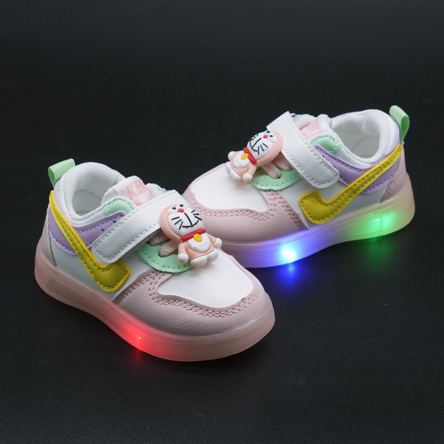 Doremon Printed Lighting Shoe For 1to5 Year old