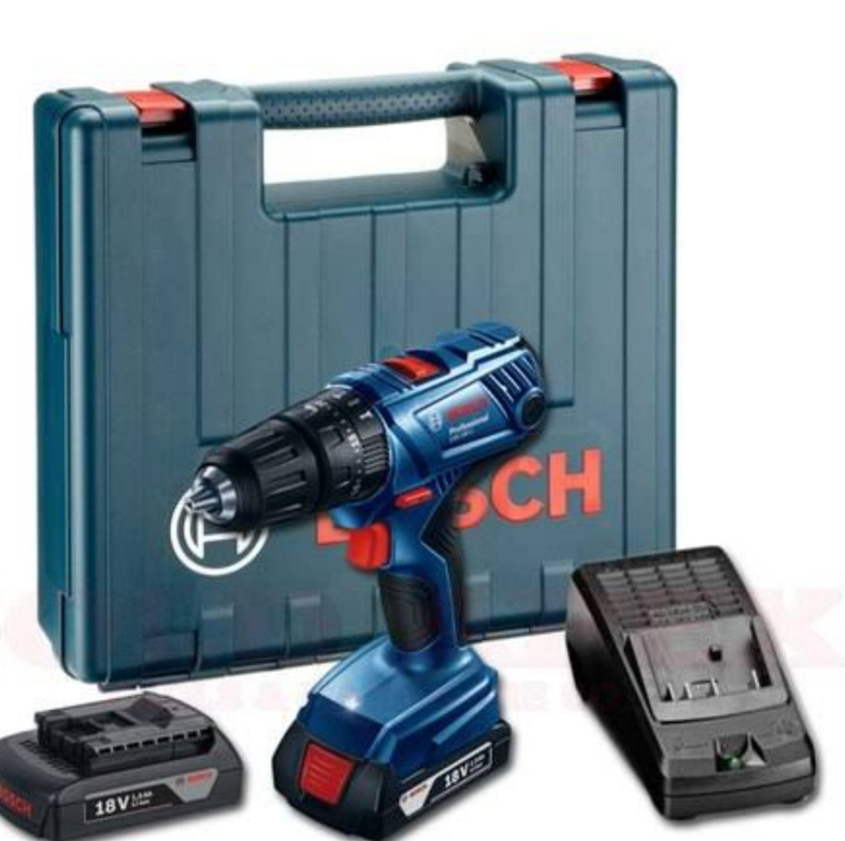 Bosch impact Drill 500w GSB 180 LI Professional (2*1.5 Ah Li-ion Battery, 1charger, Carry case)