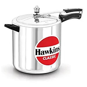Hawkins Classic Aluminium Inner Lid Pressure Cooker, Best Cooker, Big Pressure Cooker, Silver