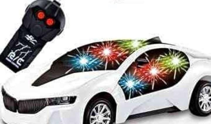White Remote Control Toy Car