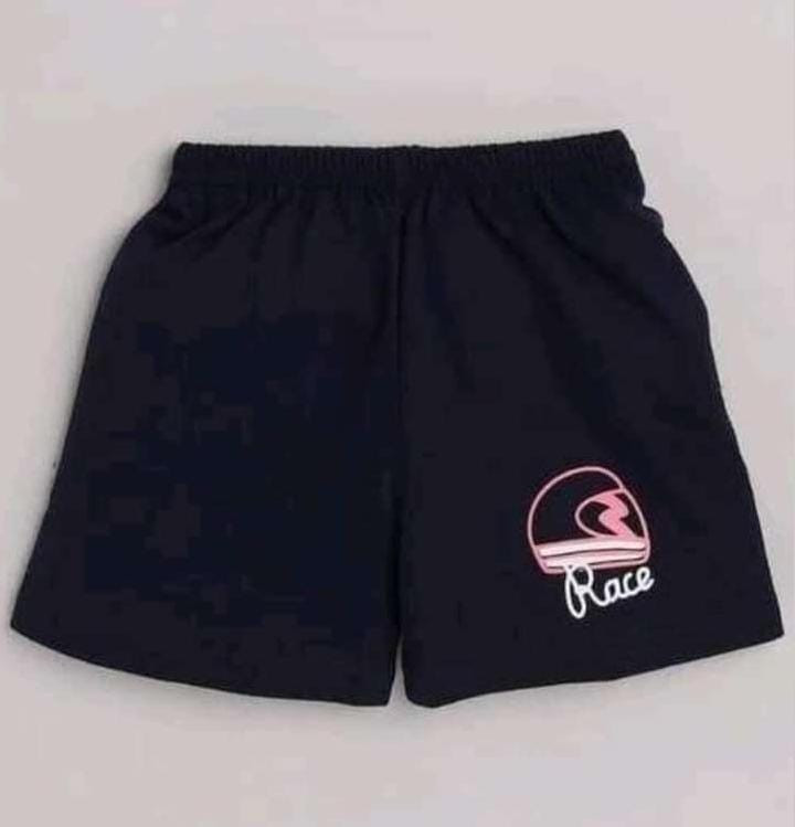 Black Half Pant For 8 Year Old Boy.