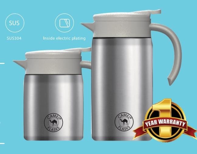 Camel  Monalisa Available In Steel One -Touch Lid Of 600/1000ml