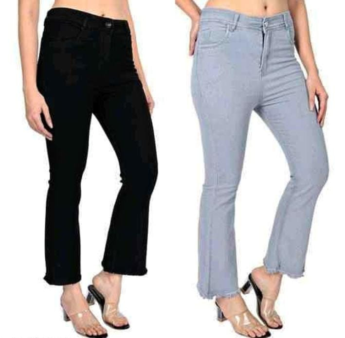 Women bellbottom jeans/Regular Jeans