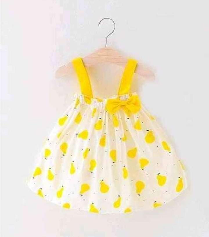Printed Frock For 7 to 12 month Baby girl.