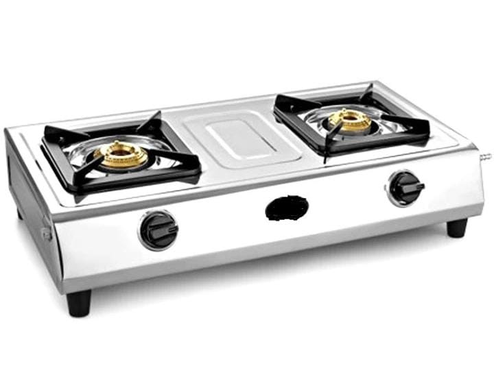 Surya Stainless Steel manual 2 burner Gas Stove