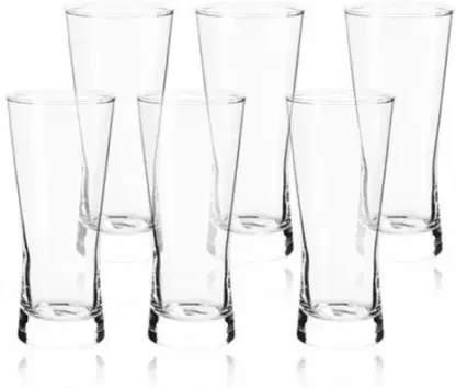 Ocean Drink Tumbler (Pack of 6) Metropolitan 210 Ml Glass Set  (210 ml, Glass, Clear)