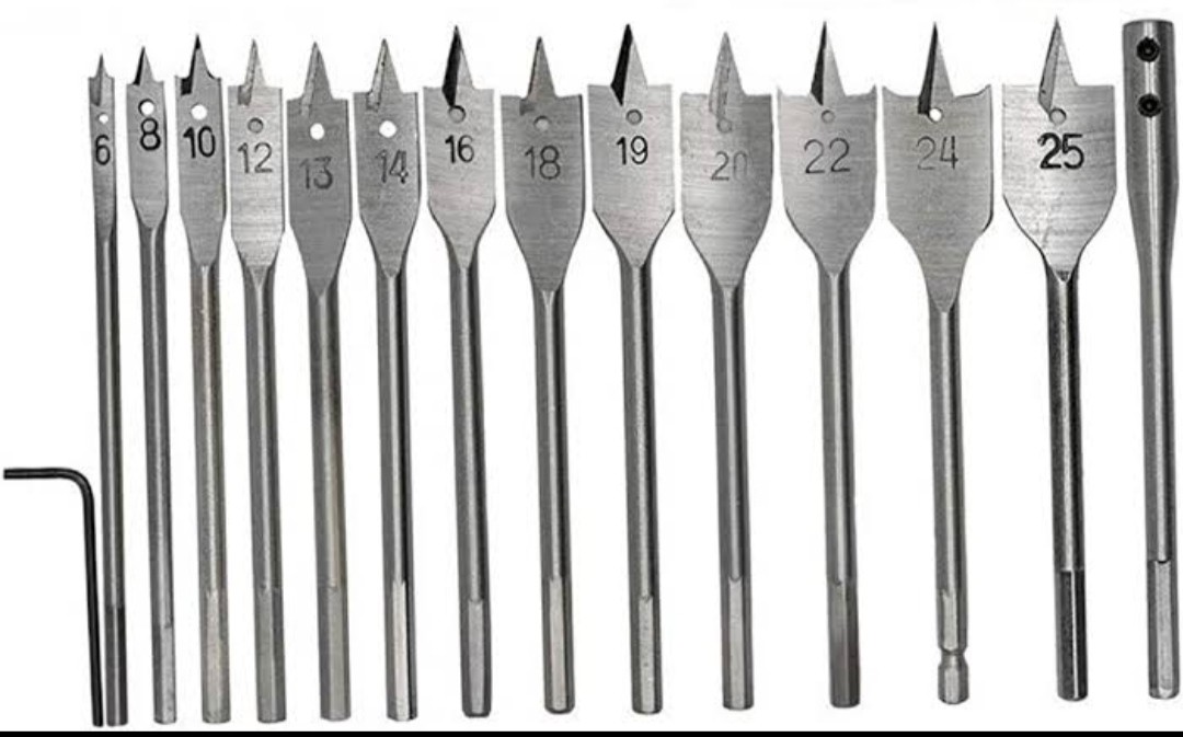 Makita Flat Bit (6-150/8-150/10-150/12-150/12.7-150/13-150/14-150/15-150/15-150/16-150/18-150/20-150/22-150/24-150/25-150mm) .)