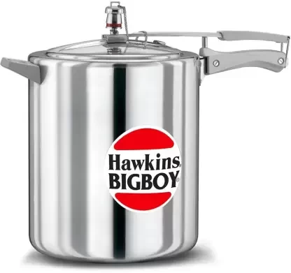 Hawkins Big boy Aluminium Inner Lid Pressure Cooker, 14 Litre, Silver (BB14)