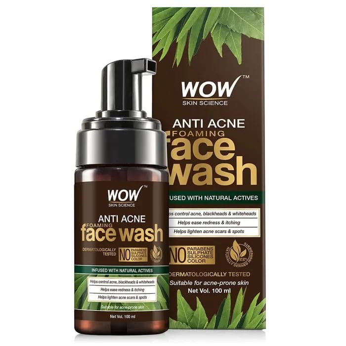 WOW Anti-Acne Foming Face Wash 200ml