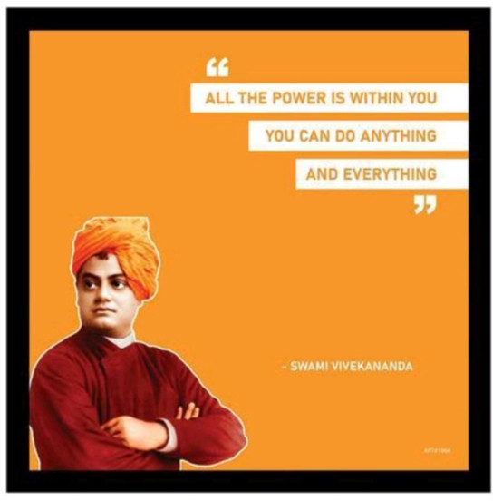 Swami Vivekananda Photo Frame Size- 4-6