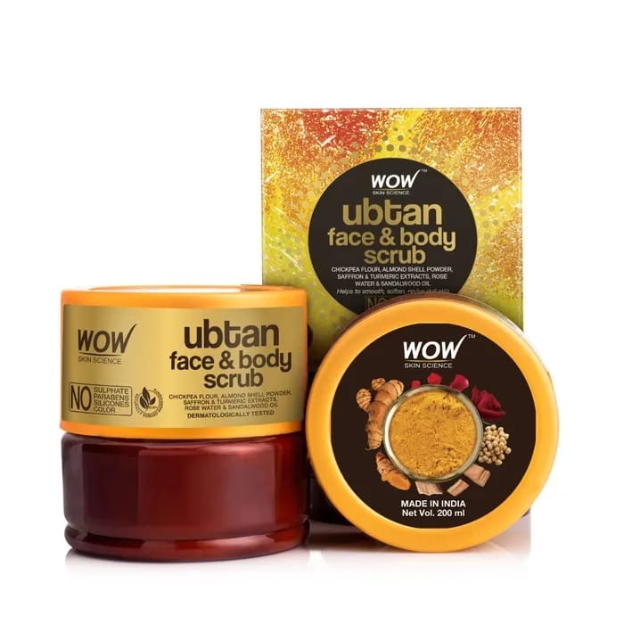 WOW Ubtan Face & Body Scrub 200ml