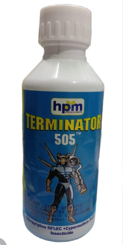 Liquid HPM TERMINATOR 505 (Chloropyriphos 50% + Cypermethrin 5 ...