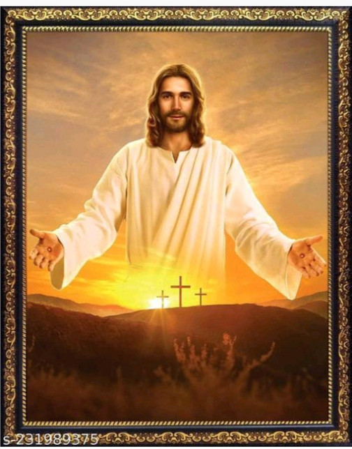 Lord Jesus Photo Frame Size - 10-20