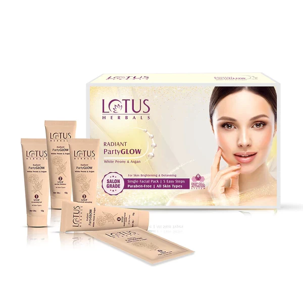Lotus Herbals Radiant Party Glow White Peony and Argan