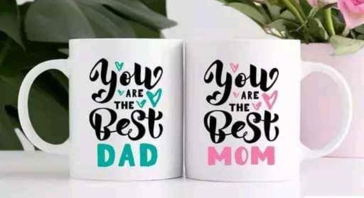 You are the best dad & best mom couple combo printed coffee mug/ ceramic mug set of 2