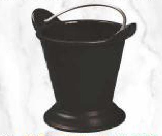 Servewell Single & Double Servings Matte Bucket Bowl With Handle Pack Of2 2