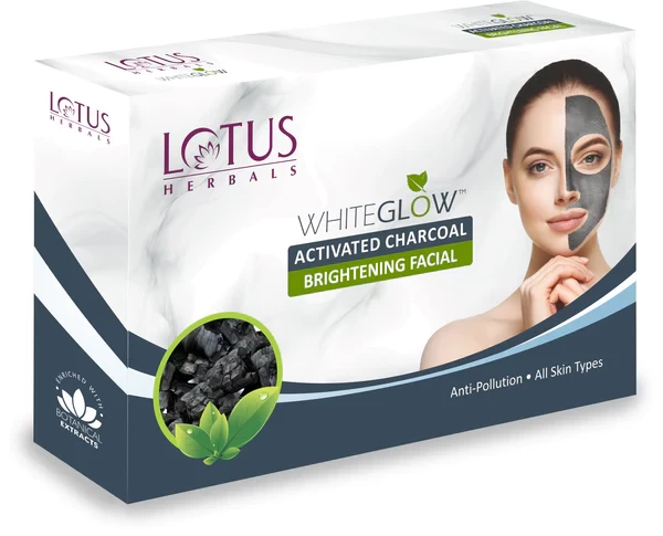Lotus Herbal WhiteGlow Activated Charcoal 4 in 1 Facial kit