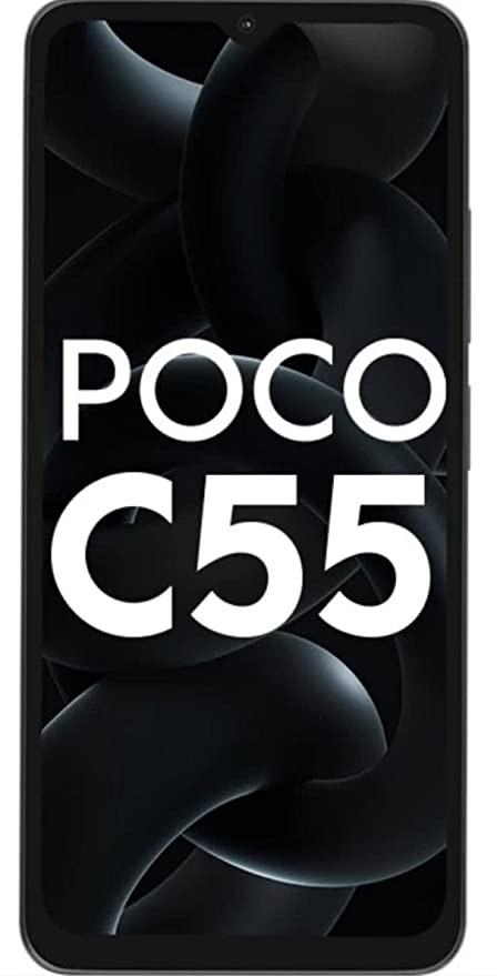 POCO C55 (Power Black, 64 GB)  (4 GB RAM)
