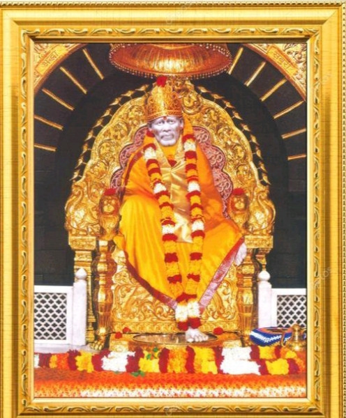 Sirdhi SaiBaba Photo Frame Size- 8 -12