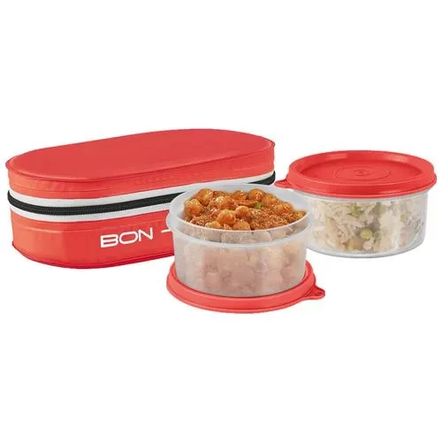 Milton New Bon Bon Lunch Box with 2 Leak-Proof Containers, 280 ml