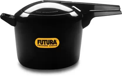 Hawkins Futura  Pressure Cooker, Hard Anodised Inner Lid Pressure Cooker, Pan Cooker, Black