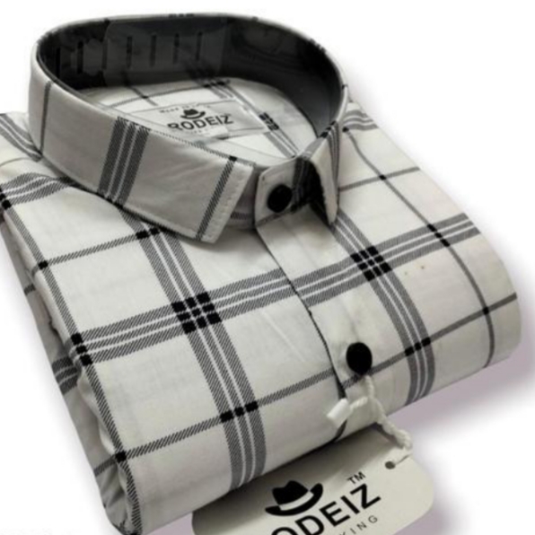 Cotton Full Sleeve Check Shirt For Men