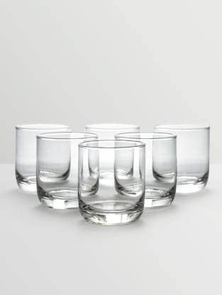 Ocean  Drink Tumbler Top Drink Rock 325ml Glass Set (Pack of 6)