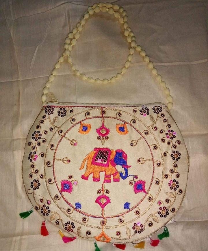 Embroider Handmade Sling Bag For Girls & Women