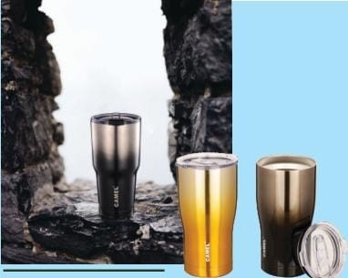 Camel Robust Acrylic Leak Proof Lid Car Mug