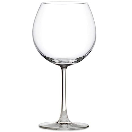 Ocean  Fine Rim Madison Burgundy Glass Set, 650ml, Set of 2