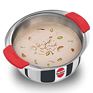 Hawkins  Metro Patila, Triply Stainless Steel Tope, Induction Bhagona, Tapeli, Silver