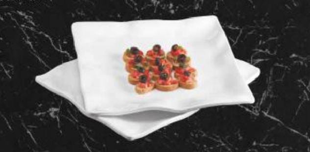 Servewell Italian Plate Of White Pack Of 2