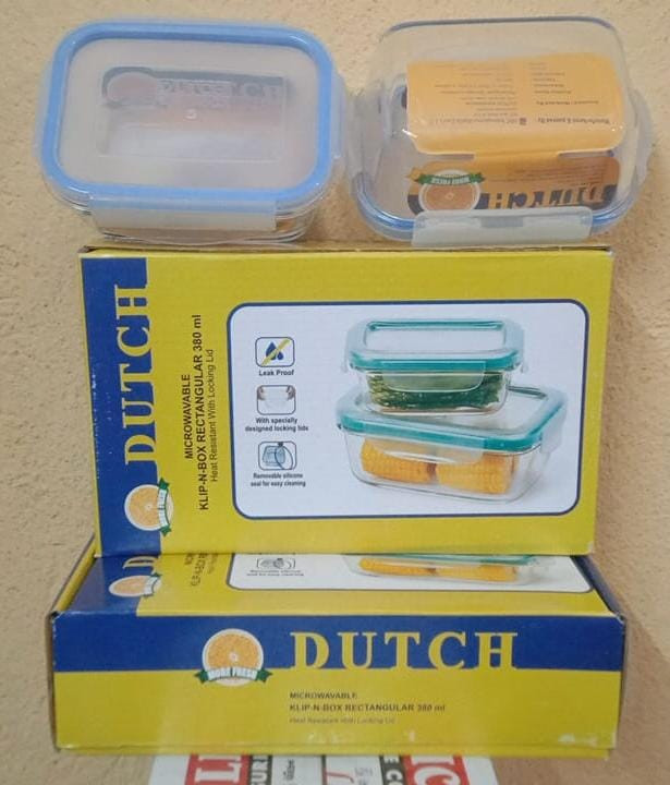 Dutch Rectangular Micro Oven Proof Bowl With LID