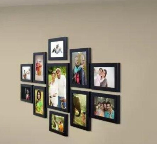 Art Wood Personalized Photo Collage Frame