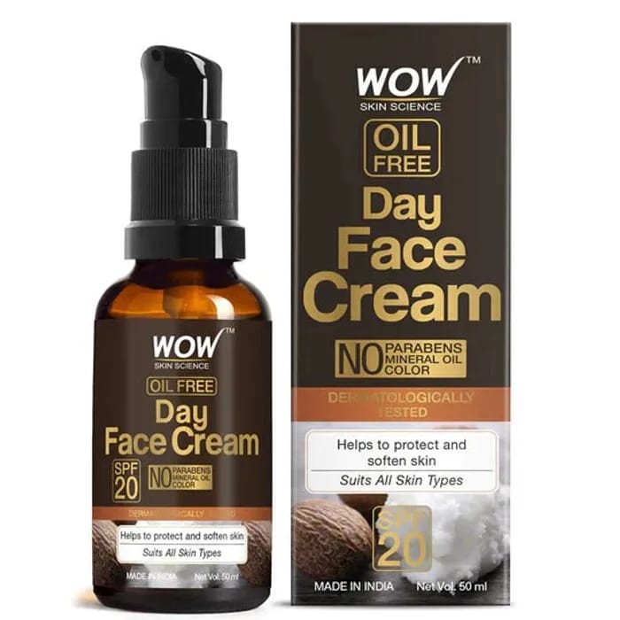WOW Oil Free Day Face Cream (50ml)
