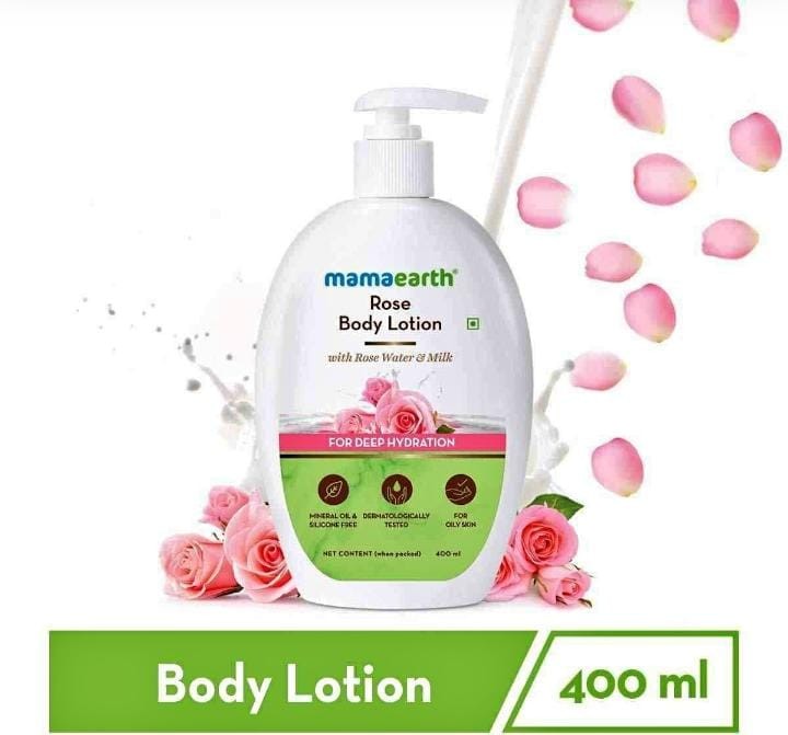 mamaEarth Rose Body Lotion (400ml)