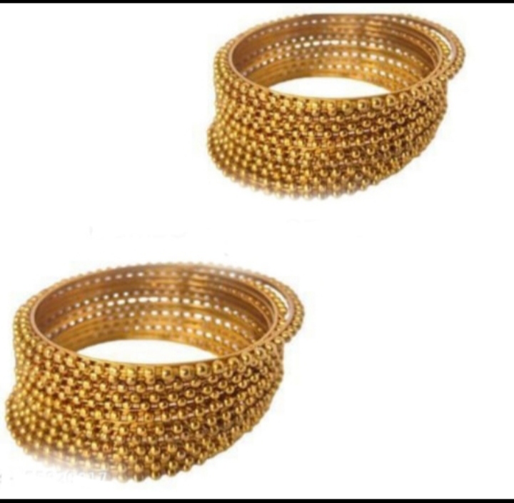 Gold Plated Bangle Set For Women and Girls
