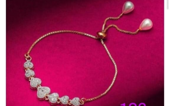 Dimond Gold Plated Bracelet