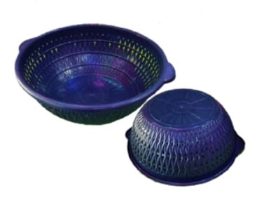 Plastic Basket / Rimjhim Jhuri/Round Shape (Buy 1 Get 1 Free)