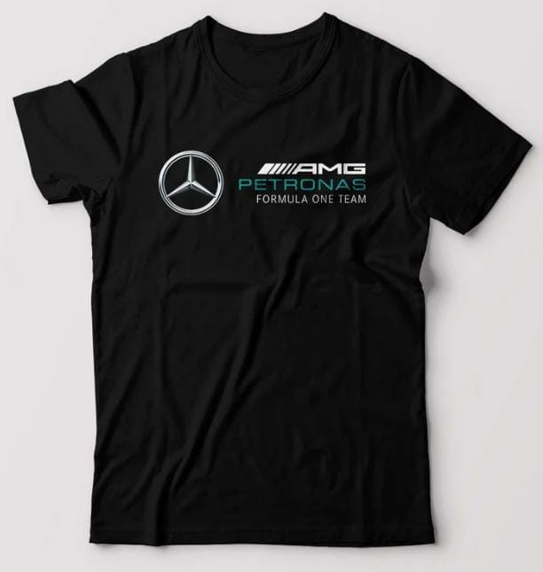 AMG Petronas Printed T Shirt 100% Cotton T Shirt (large)