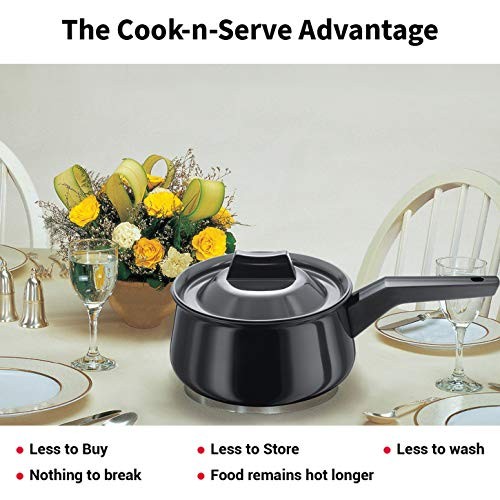 Hawkins Futura Hard Anodised Handi Saucepan with Hard Anodised Lid