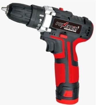 Red and black powerbilt cordless screwdriver Pbt-Cl- cd12es