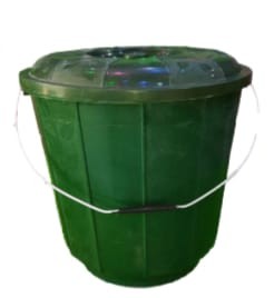 Plastic Bucket/Storage Bucket With Cobver (13ltr)