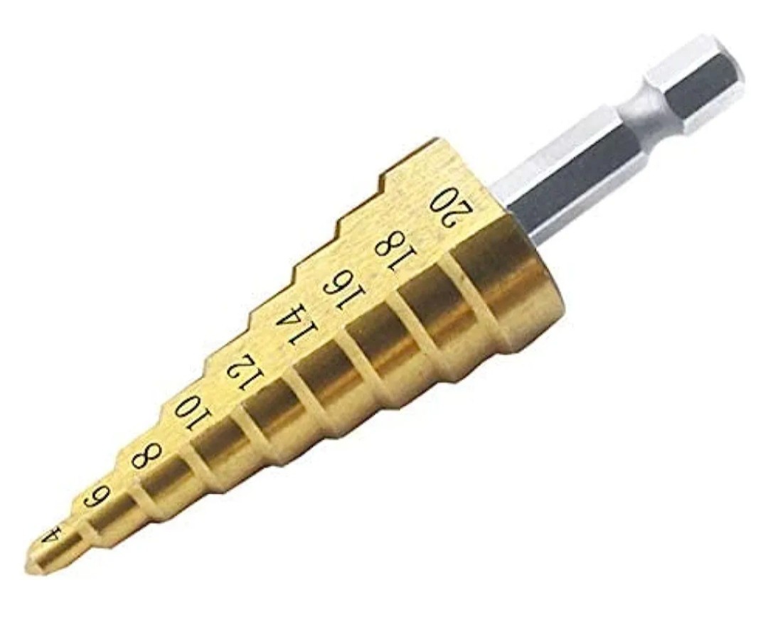 Makita Step Drill Bit Spiral Titanium 4-20mm