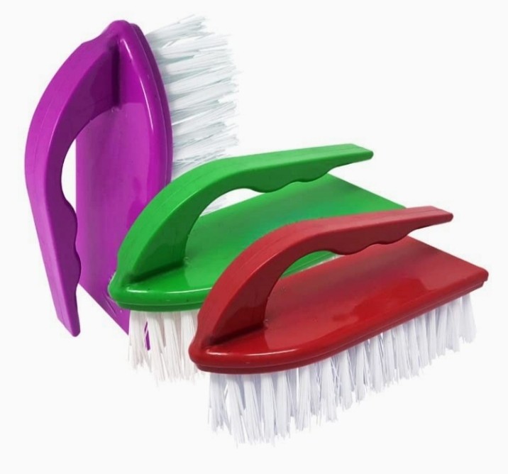 Plastic Cleaning Brush Multi Color (Buy 3 Get 3 Free)