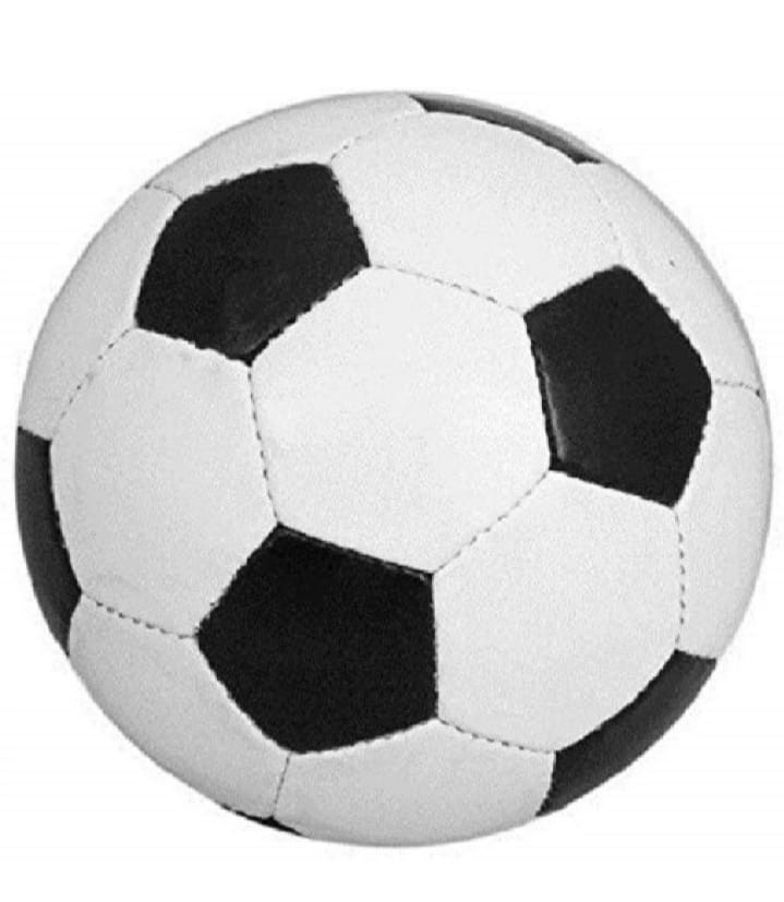 Sports Football (Pack of 1, White& Black) Size- 5