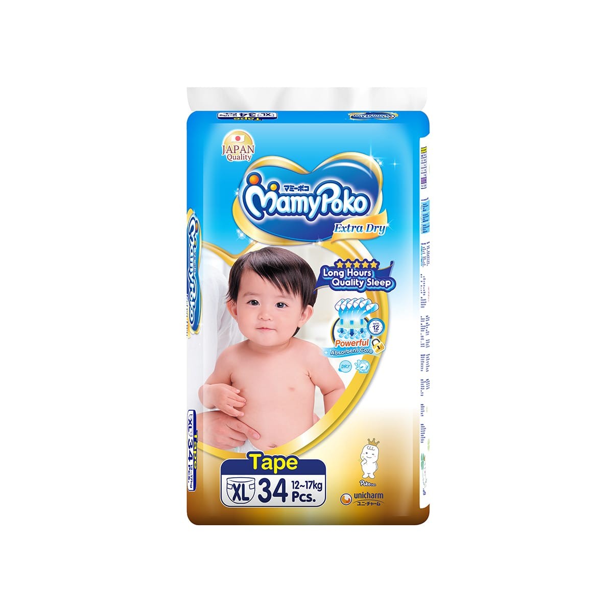 Mamy poko pants Extra Absorb Diaper (Size- XL. 34pic)