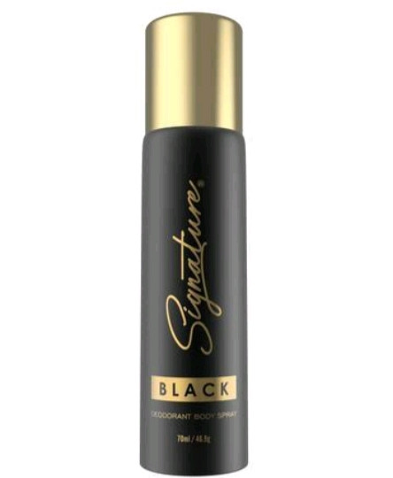 BLACK SIGNATURE DEODORANT BODY SPRAY 70Ml