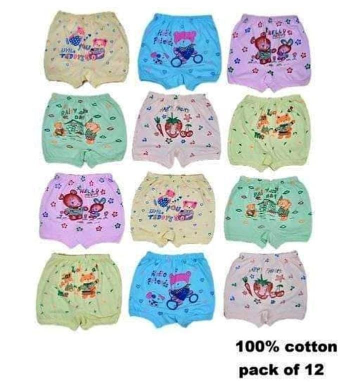 New Born Baby Underwear Pack of 12