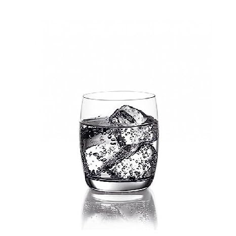 Ocean  Drink Tumbler  Fine Rim Glass Iris Rock Glass - Set of 6, Clear, 320ml